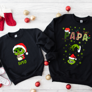Pack 2 Sudaderas personalizadas Grinch