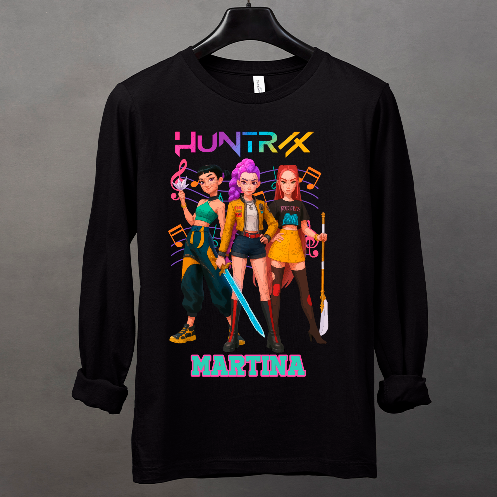 Camiseta manga larga personalizada “Huntrix Power” - Imagen 2