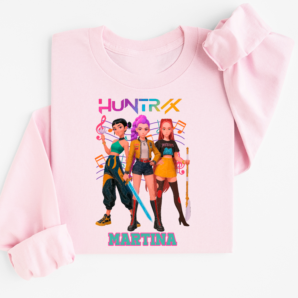 Camiseta manga larga personalizada “Huntrix Power” - Imagen 3