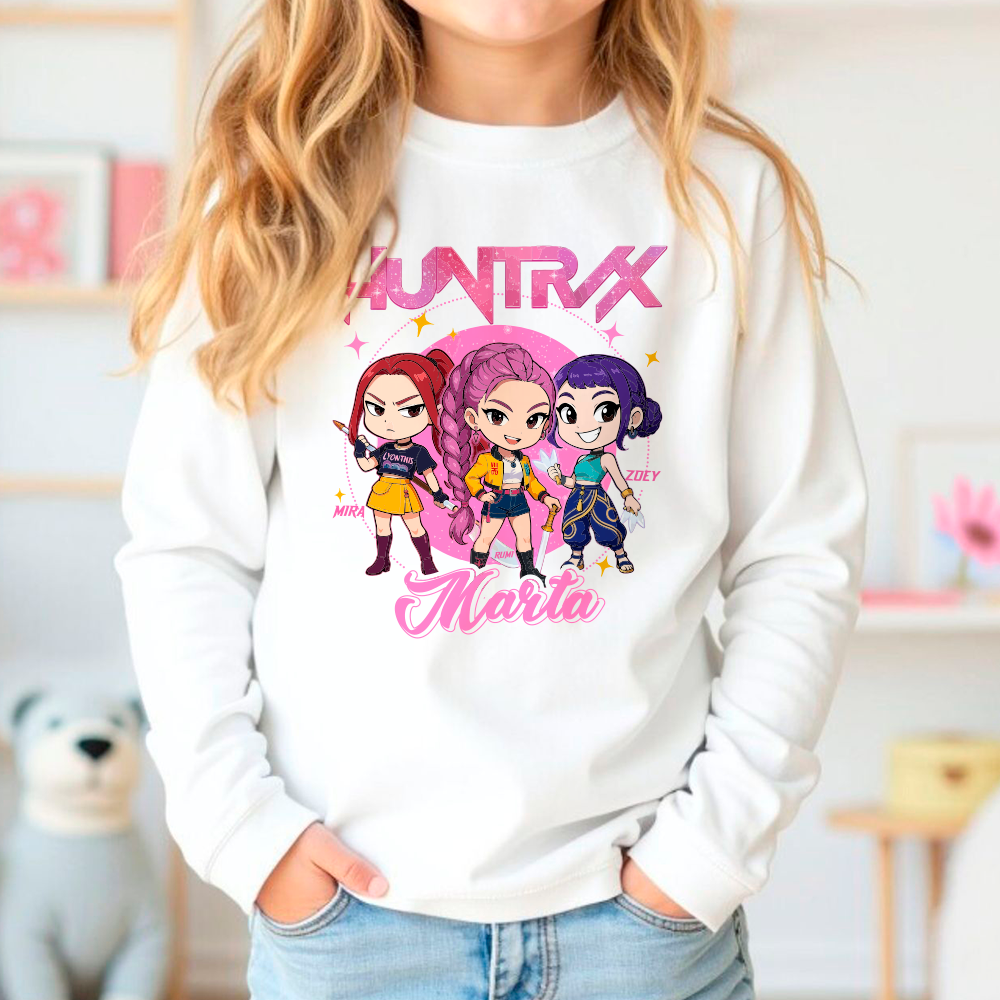 Camiseta personalizada manga larga “Guerreras Huntrix”