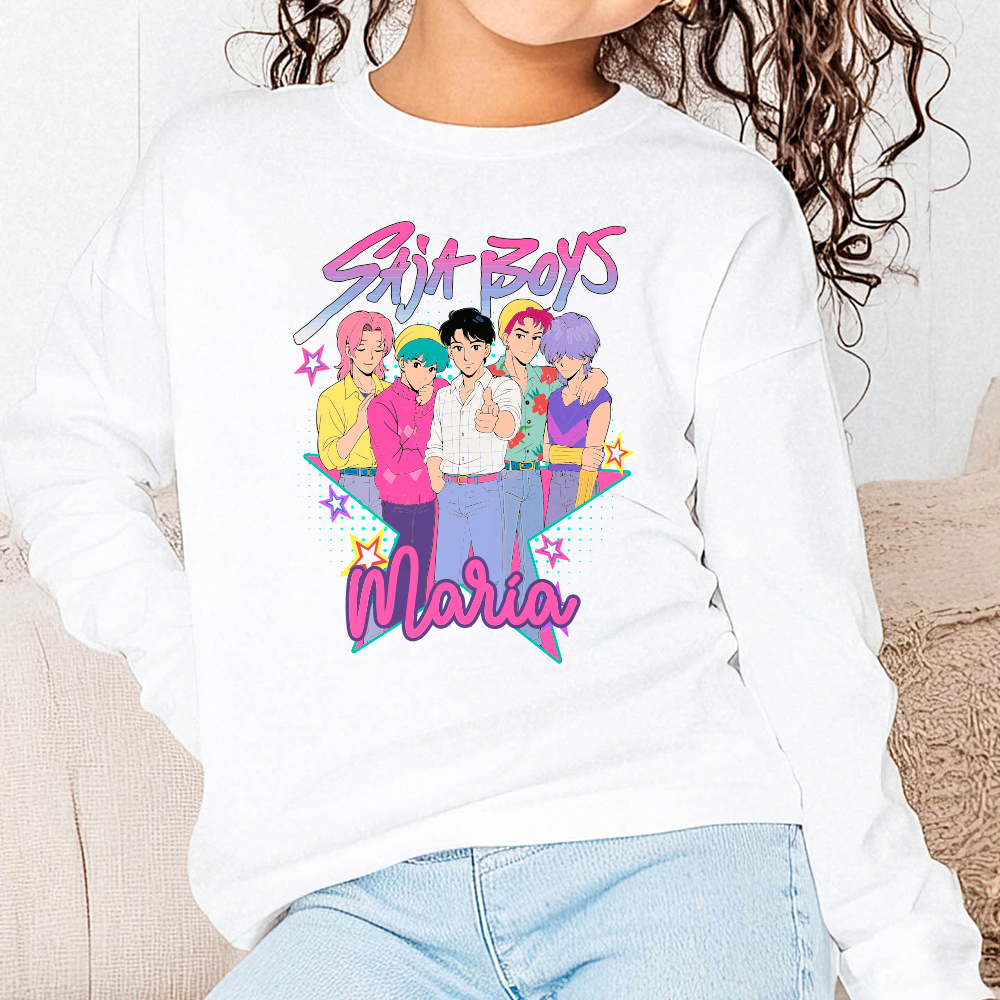 Camiseta personalizada manga larga “Saja Boys Anime”