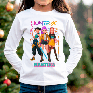 Camiseta manga larga personalizada “Huntrix Power”