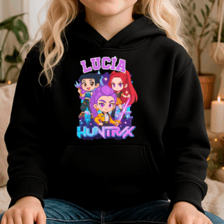 Sudadera con capucha “Huntrix Chibi” personalizada