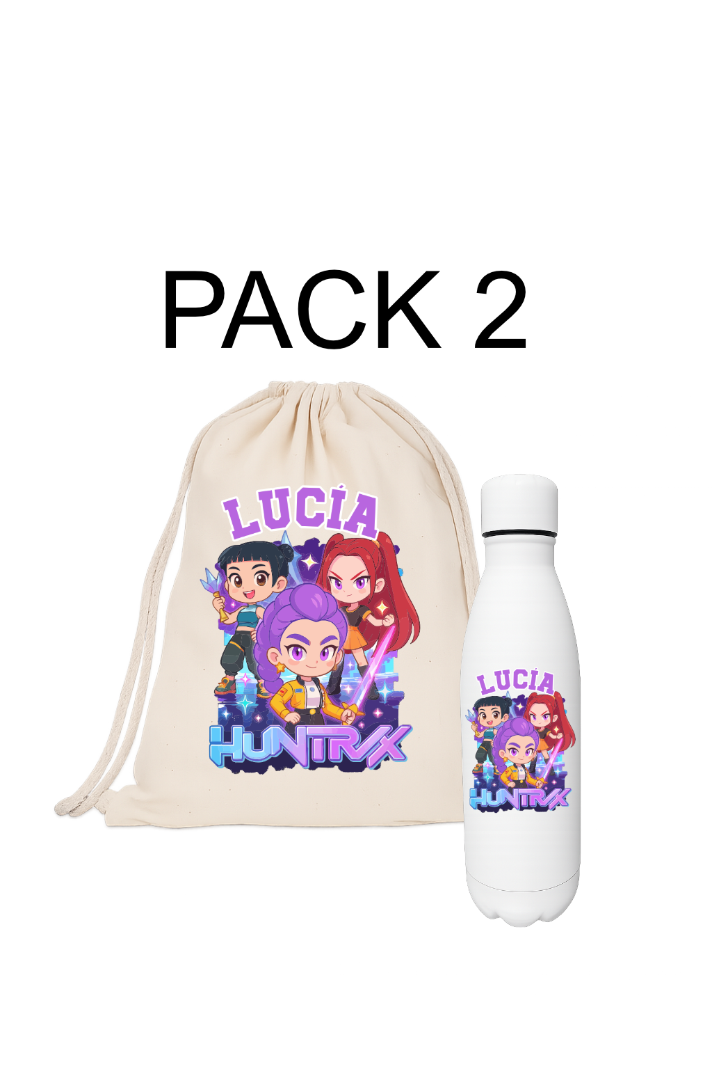 Sudadera con capucha “Huntrix Chibi” personalizada - Imagen 5