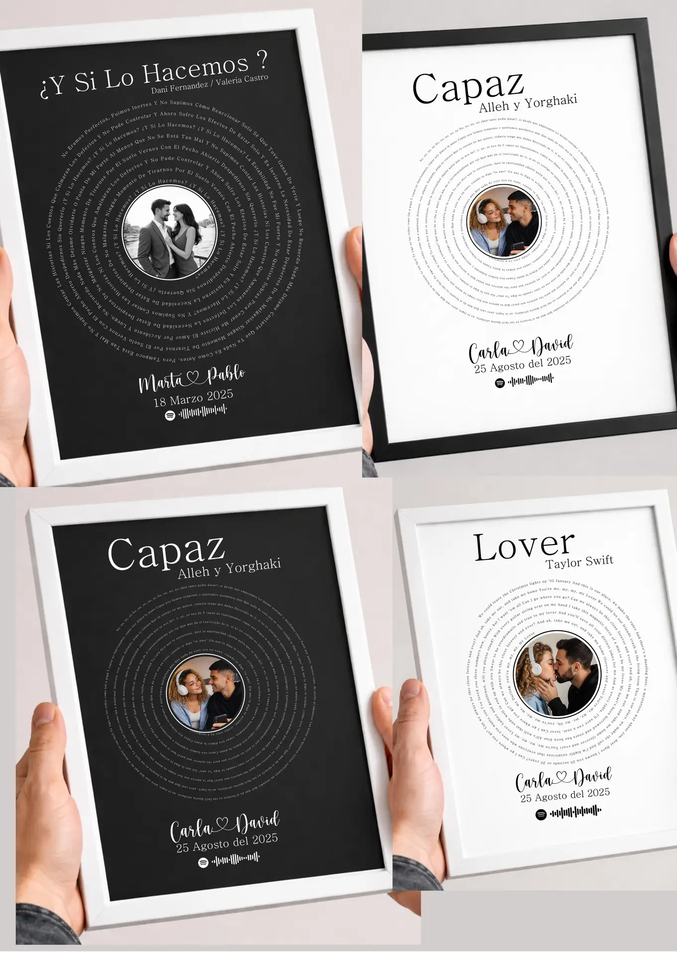 Lámina vinilo Letra de Canción