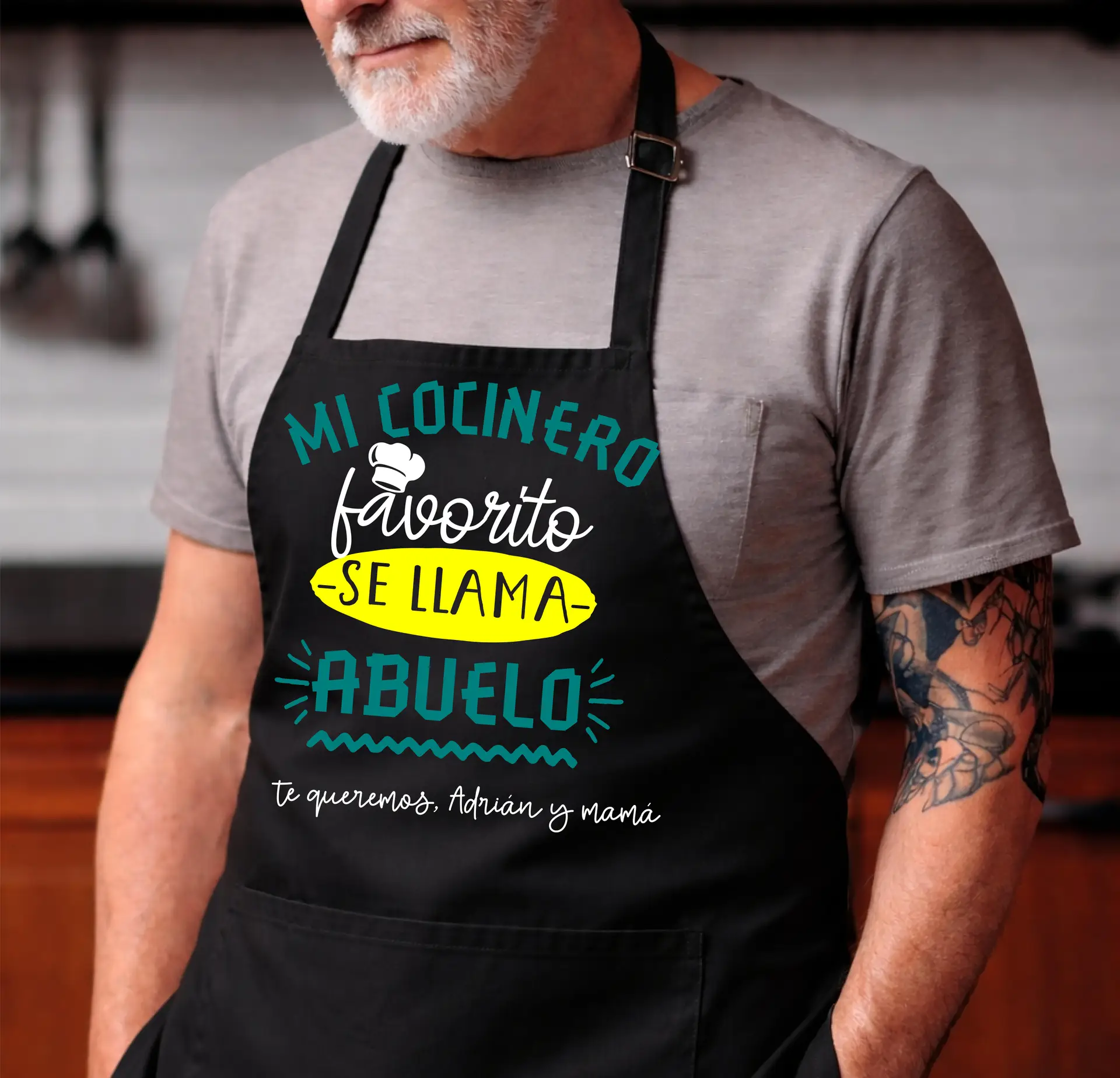 Delantal Mi Cocinero Favorito - Imagen 2