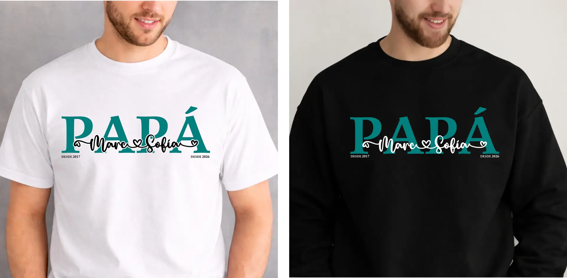 CAMISETA O SUDADERA PAPÁ DESDE...